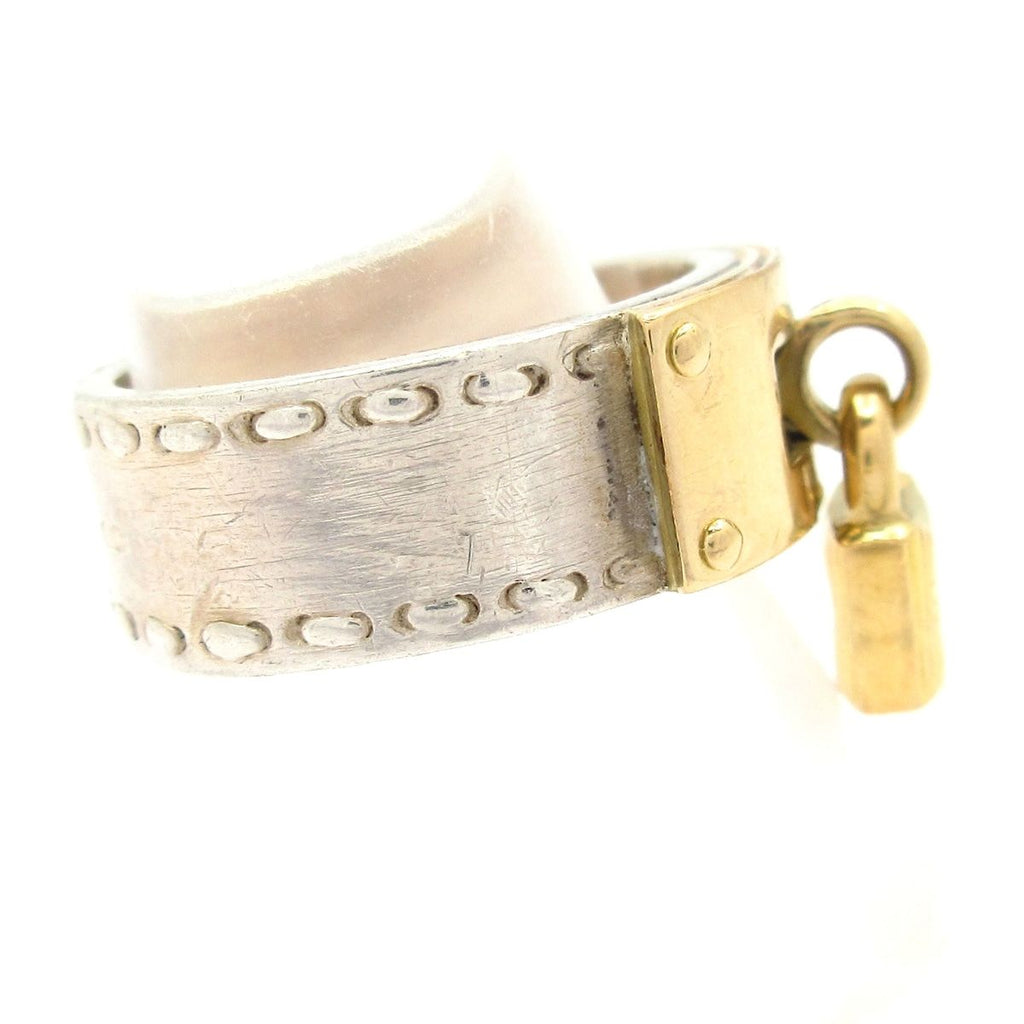 Hermes Ring Kelly Silver Gold — view 2