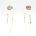 Hermes Earrings Chaine D'ancre Enchainee PM Silver — view 3
