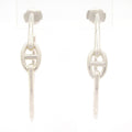 Hermes Earrings Chaine D'ancre Enchainee PM Silver