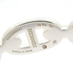Hermes Bangle Chaine D'ancre Enchainee Double Silver Bracelet — view 4