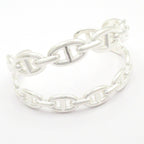 Hermes Bangle Chaine D'ancre Enchainee Double Silver Bracelet — view 5