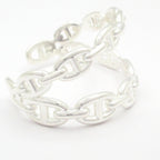 Hermes Bangle Chaine D'ancre Enchainee Double Silver Bracelet — view 2