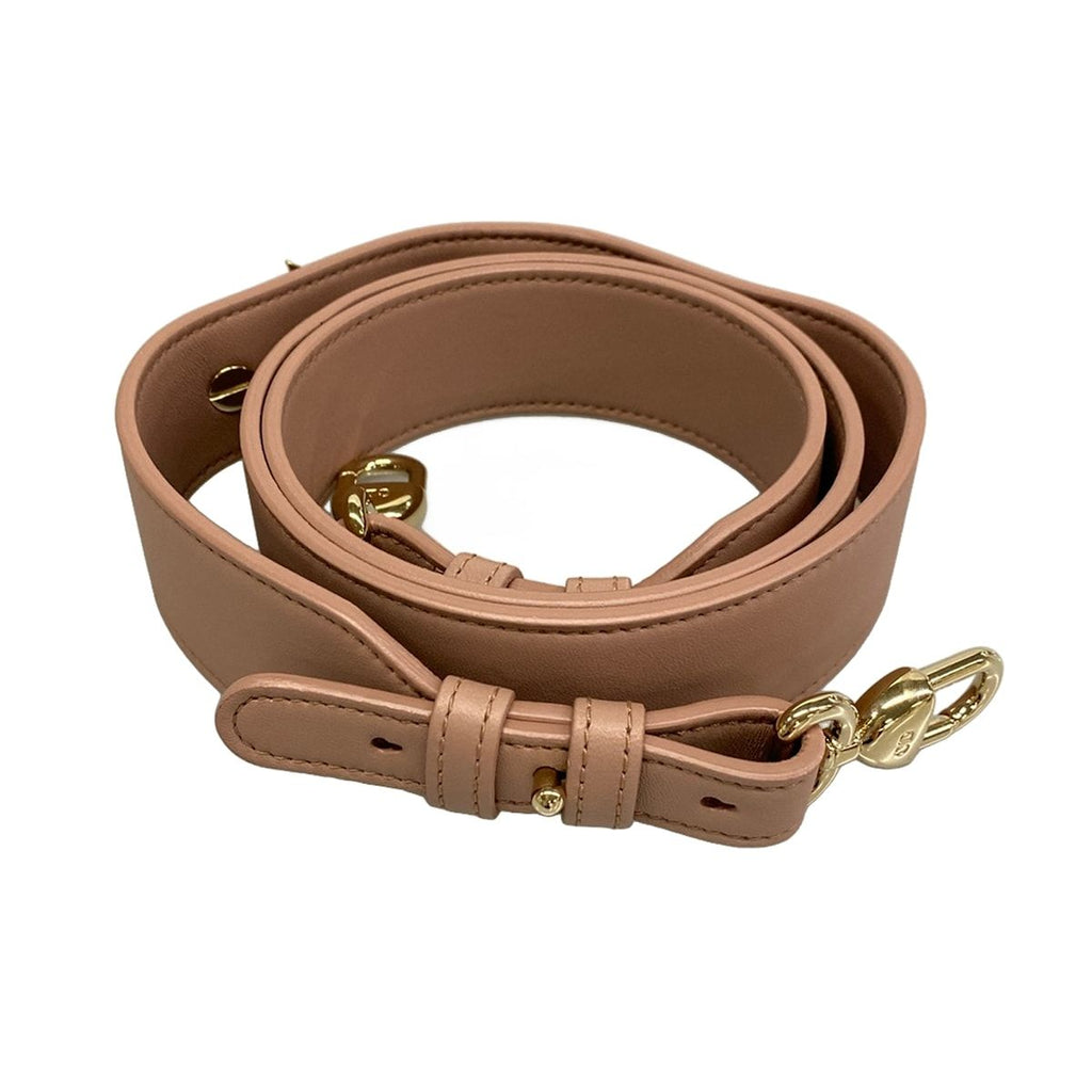 Dior Shoulder Strap Pink Beige Gold Leather — view 2