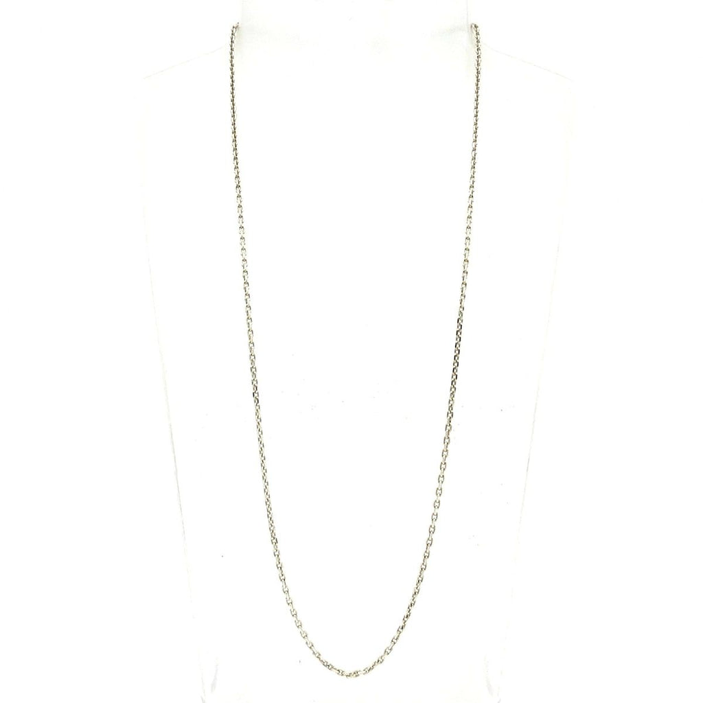Hermes Necklace Sellier Silver Chain — view 2