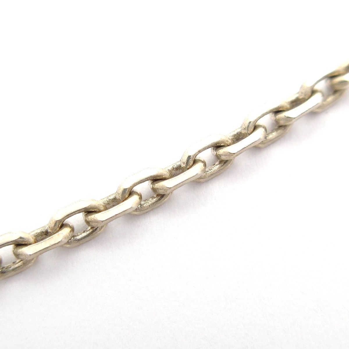 Hermes Necklace Sellier Silver Chain — view 3
