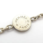 Hermes Necklace Sellier Silver Chain — view 5