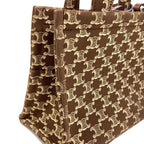 Celine Small Cabas Thais Triomphe 2-Way Handbag Canvas — view 8