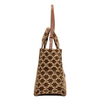 Celine Small Cabas Thais Triomphe 2-Way Handbag Canvas — view 3