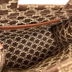 Celine Small Cabas Thais Triomphe 2-Way Handbag Canvas — view 5