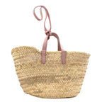 Celine Classic Panier Triomphe Basket Bag 2-Way Handbag Raffia — view 2
