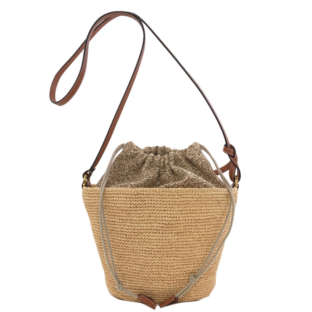 Loewe Slit Pochette Shoulder Bag Raffia — view 2