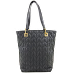 Gucci 002 Quilted Herringbone Handbag Leather — view 2