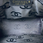 Chanel Camellia Perforated Gold Handbag Patent — view 8