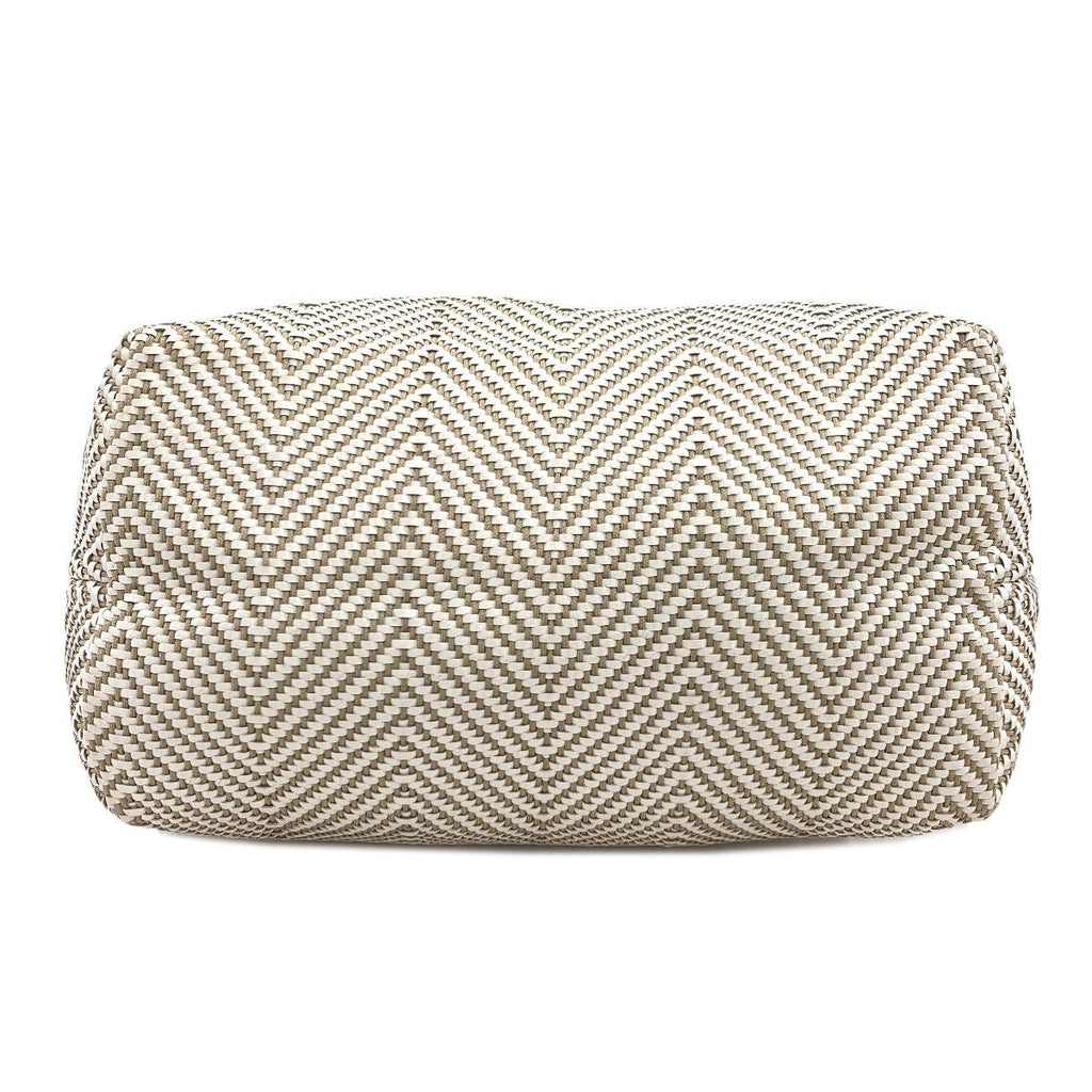 Hermes Cabas Chain Nye MM Silver Tote Leather Canvas — view 4