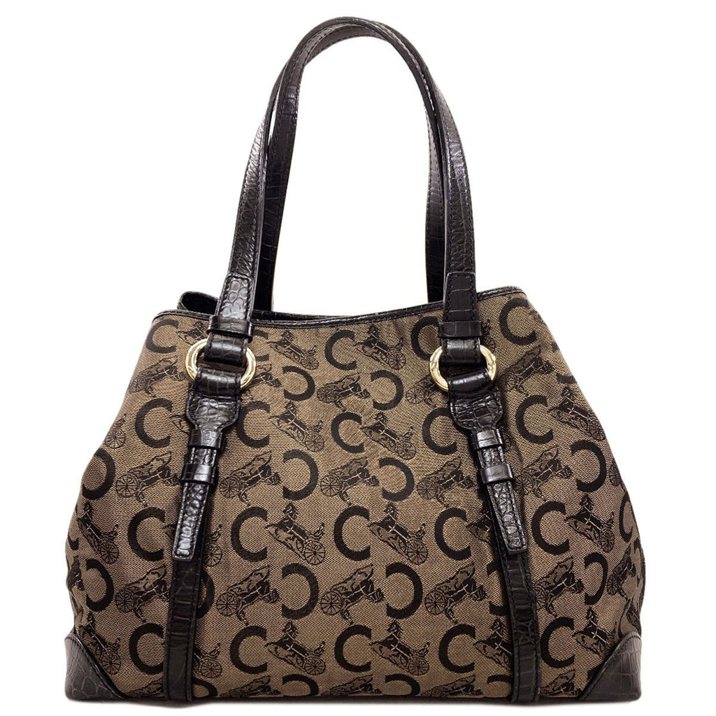 Celine C Sulky Handbag Canvas — view 2