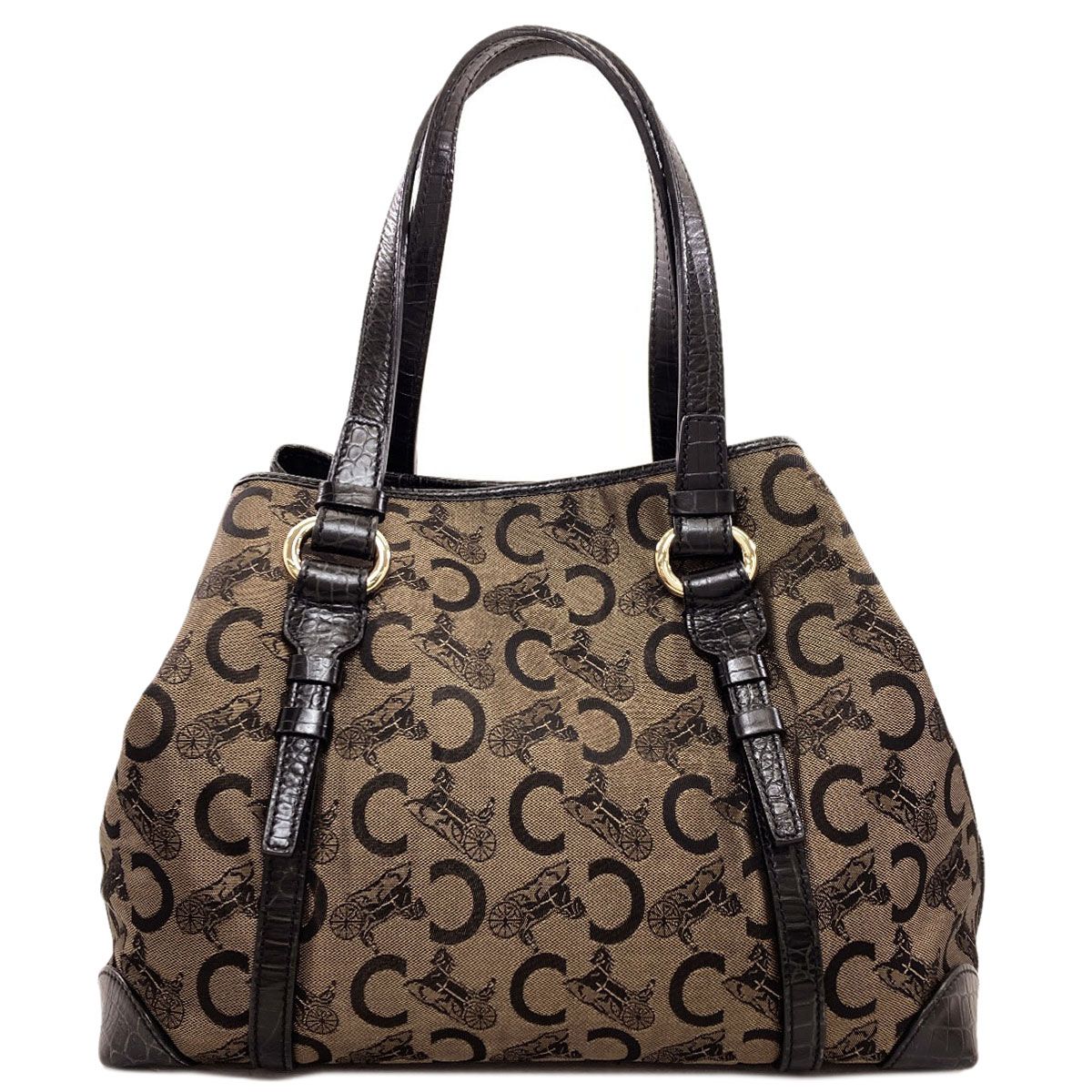 Celine C Sulky Handbag Canvas — view 2