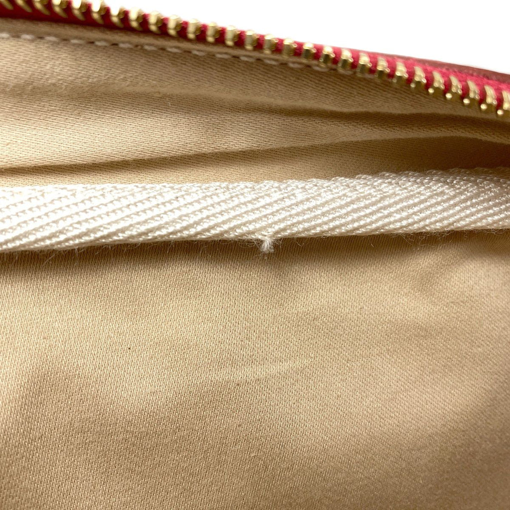 Hermes Victoria Gold Shoulder Bag Toile Leather — view 8