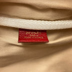 Hermes Victoria Gold Shoulder Bag Toile Leather — view 6