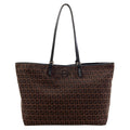 Fendi Zucchino Tote Canvas Leather