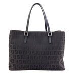 Fendi Zucchino Handbag Canvas