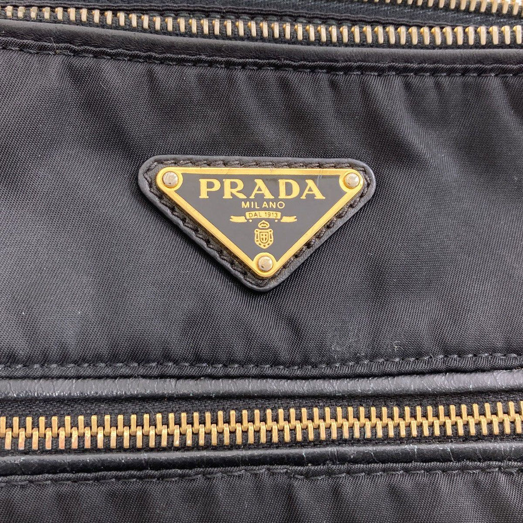 Prada Logo Shoulder Bag Nylon — view 7