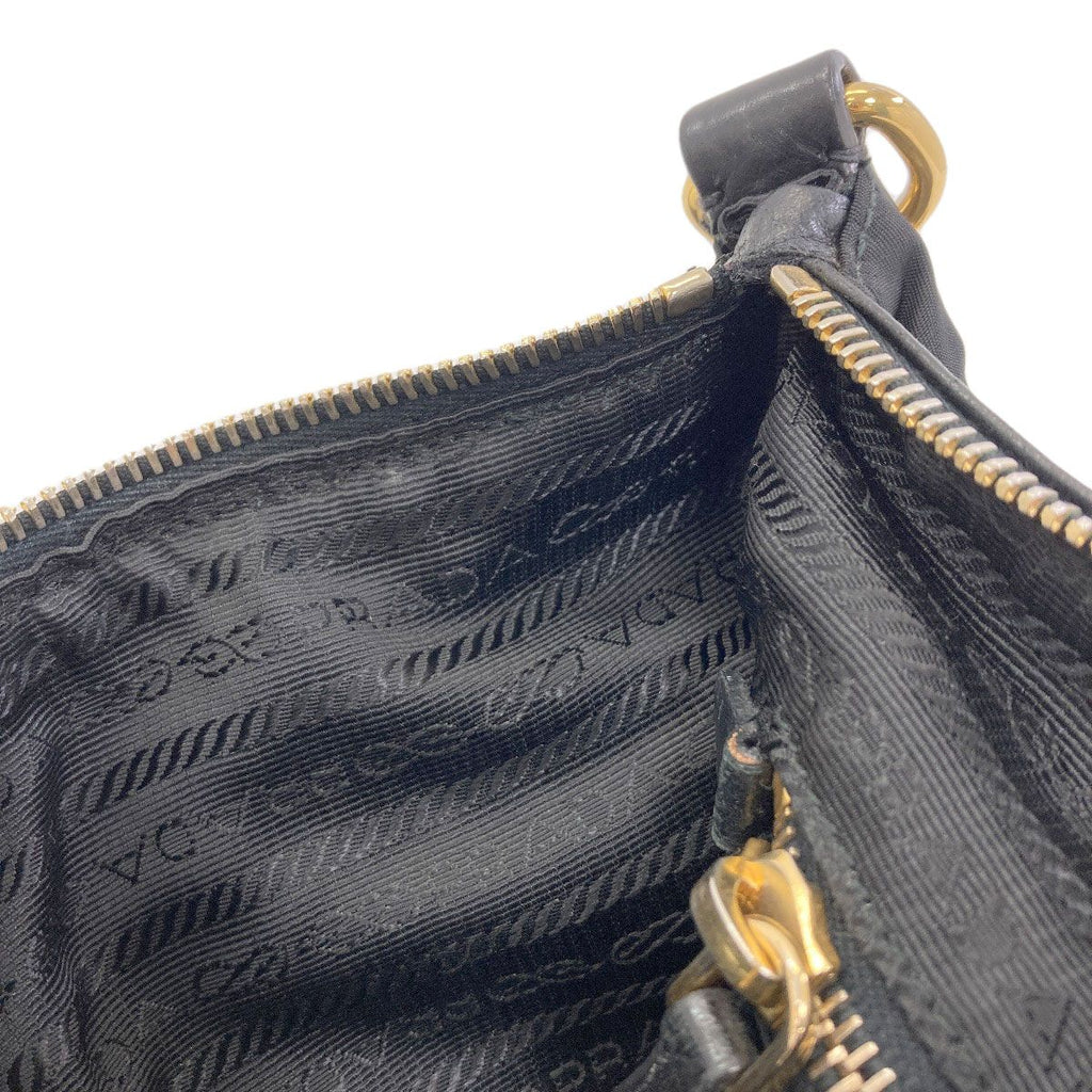 Prada Logo Shoulder Bag Nylon — view 8