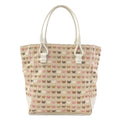 Bottega Veneta Butterfly Pattern Tote Canvas