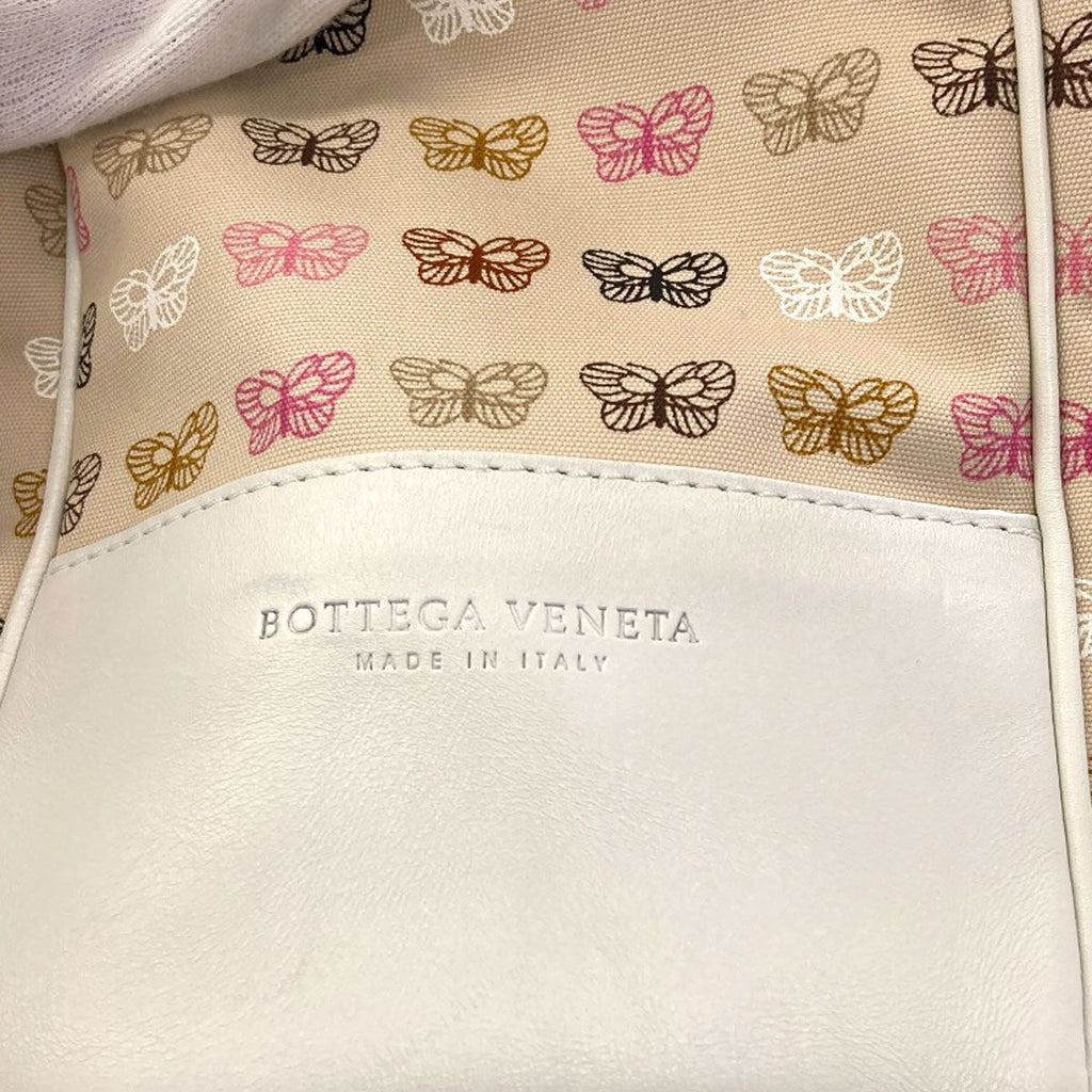 Bottega Veneta Butterfly Pattern Tote Canvas — view 8