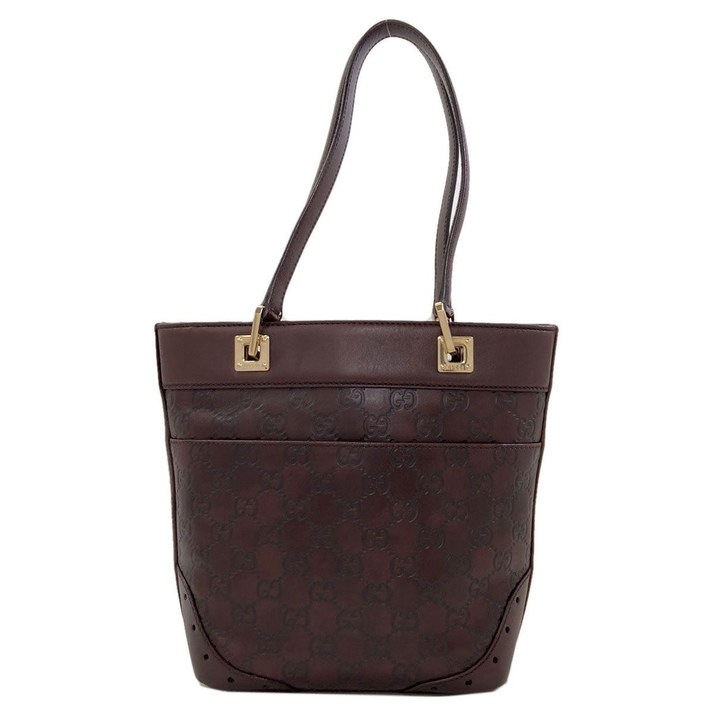 Gucci GG Signature Guccissima Horsebit Handbag Leather — view 2