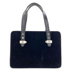 Fendi Logo Handbag Suede