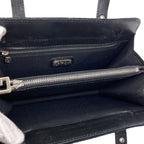 Fendi Logo Handbag Suede — view 5
