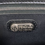 Fendi Logo Handbag Suede — view 6