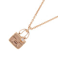 Hermes Necklace Amulette Constance Diamond 18k Pink Gold