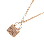 Hermes Necklace Amulette Constance Diamond 18k Pink Gold