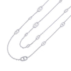 Hermes Necklace Chaine D'ancre Farandole 120 Long