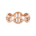 Hermes Ring Chaine D'ancre Enchainee PM 18k Pink Gold