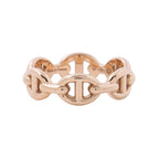Hermes Ring Chaine D'ancre Enchainee PM 18k Pink Gold — view 3