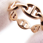 Hermes Ring Chaine D'ancre Enchainee PM 18k Pink Gold — view 6