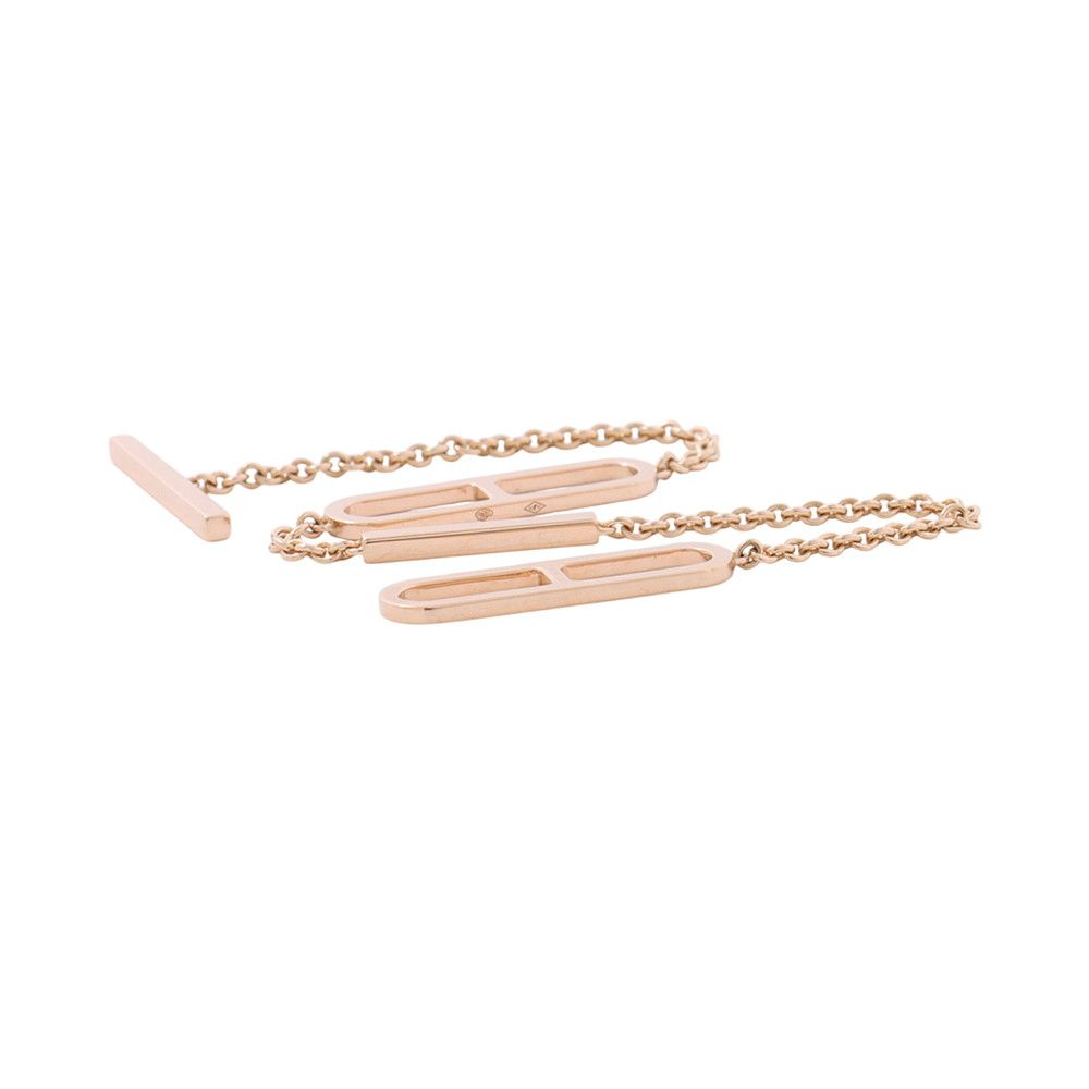 Hermes Bracelet Ever Chaine D'ancre 18k Pink Gold — view 2