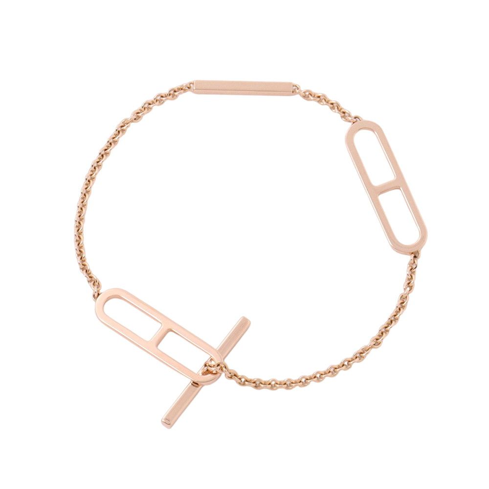 Hermes Bracelet Ever Chaine D'ancre 18k Pink Gold — view 3