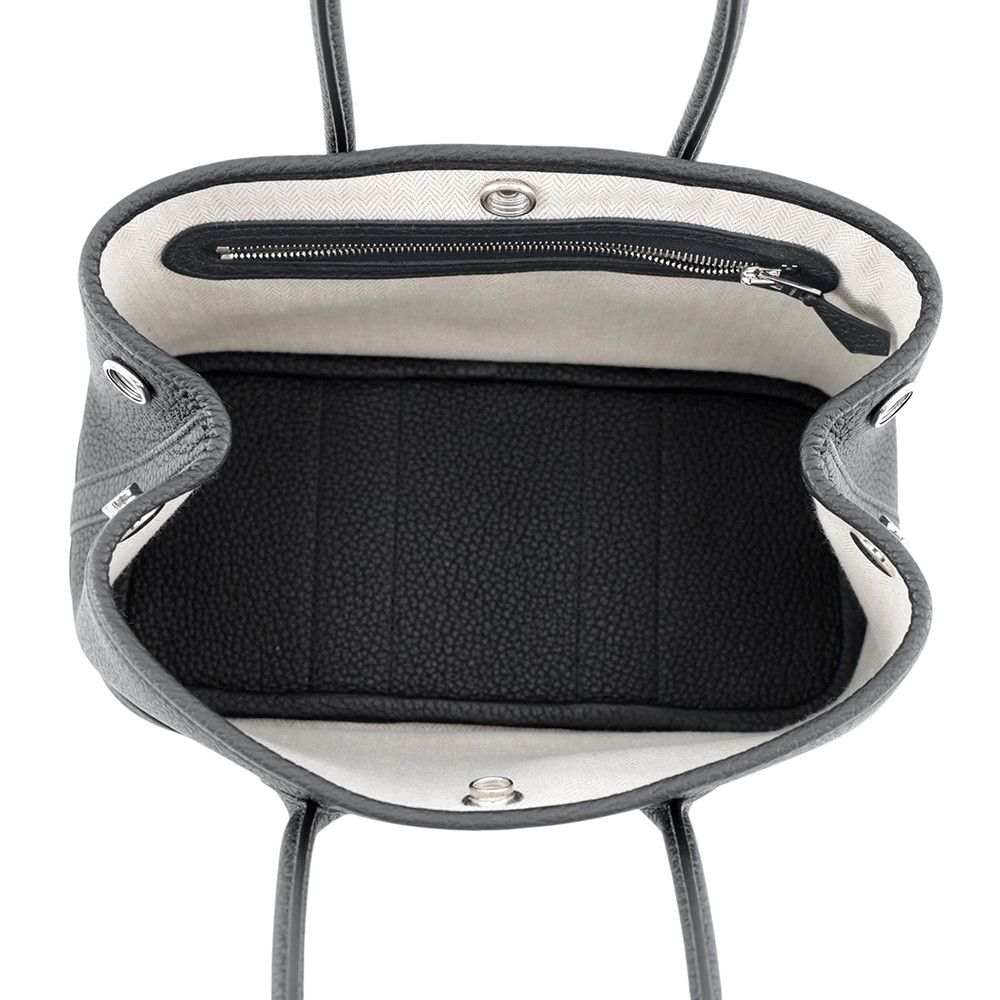Hermes Tote Neo Garden 23 Party Black Silver Negonda — view 5