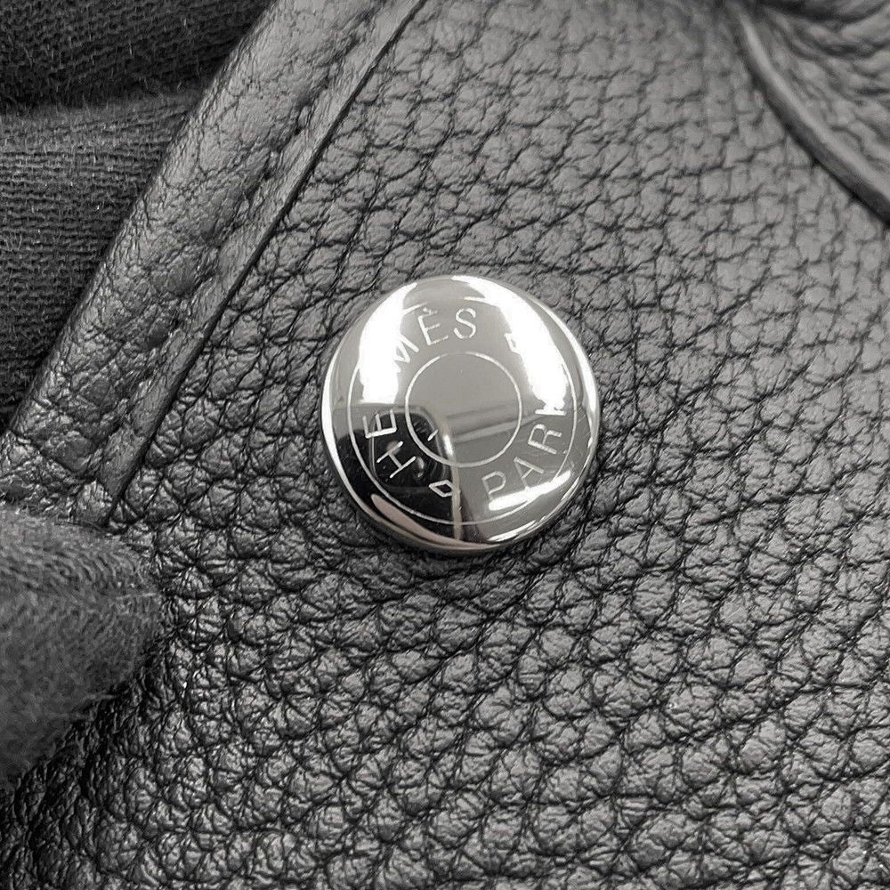 Hermes Tote Neo Garden 23 Party Black Silver Negonda — view 7