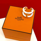 Hermes Osmose GM Ring 925 Sterling Silver