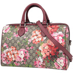 Gucci Handbag GG Blooms 2-Way Supreme Beige Pink