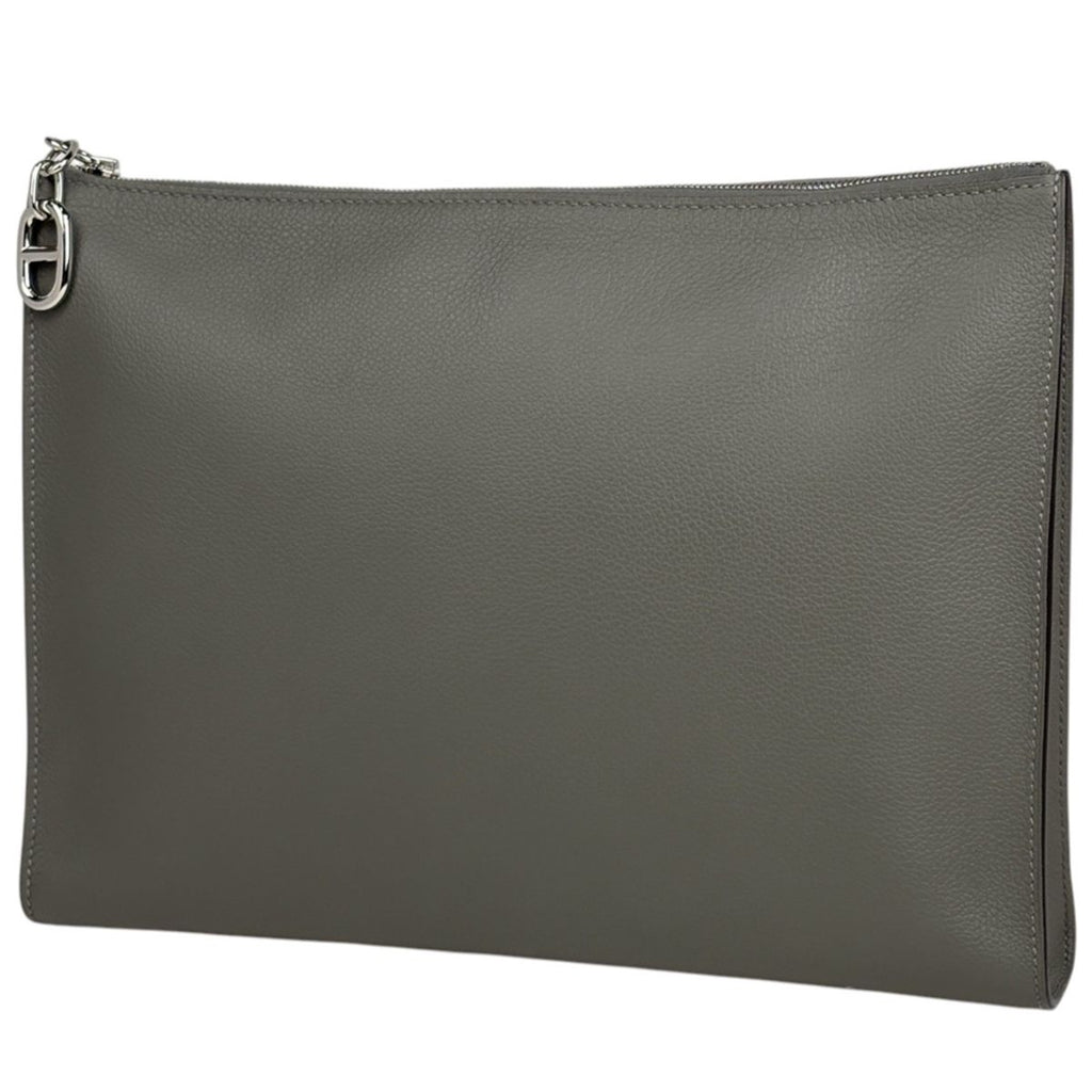 Hermes Zipengo GM Clutch Chaine D'ancre Evercolor Grimuet