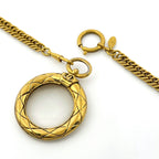 Chanel Necklace CC Logo Loupe Gold Plated — view 3