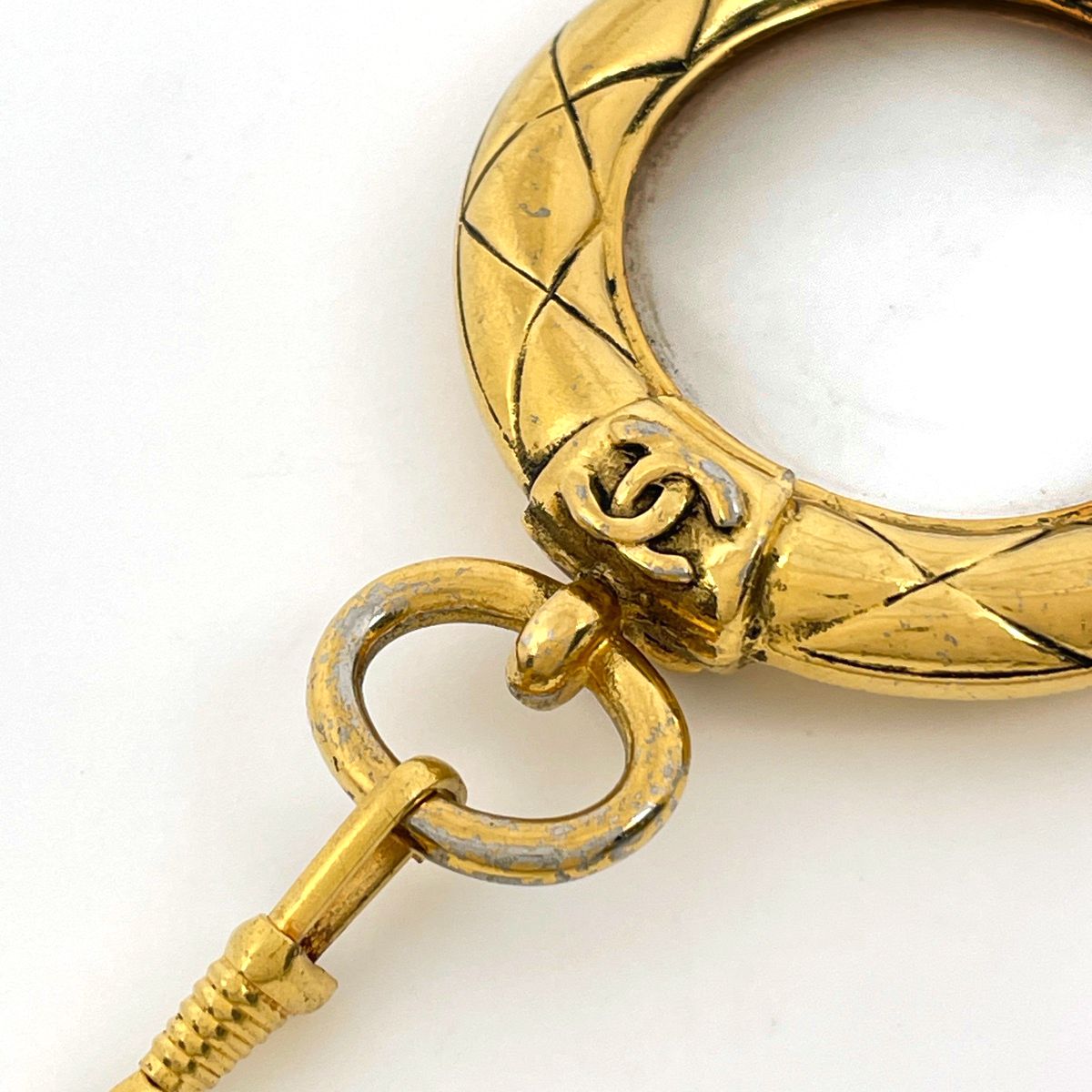 Chanel Necklace CC Logo Loupe Gold Plated — view 4