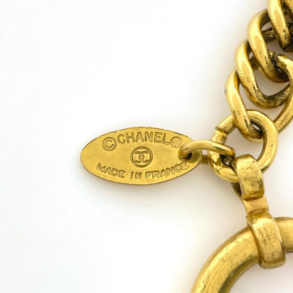 Chanel Necklace CC Logo Loupe Gold Plated — view 5