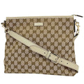Gucci Shoulder Bag GG Pattern Canvas Beige
