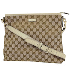 Gucci Shoulder Bag GG Pattern Canvas Beige
